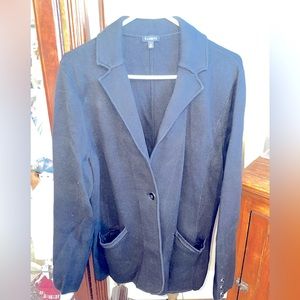 Talbots knit sweater jacket